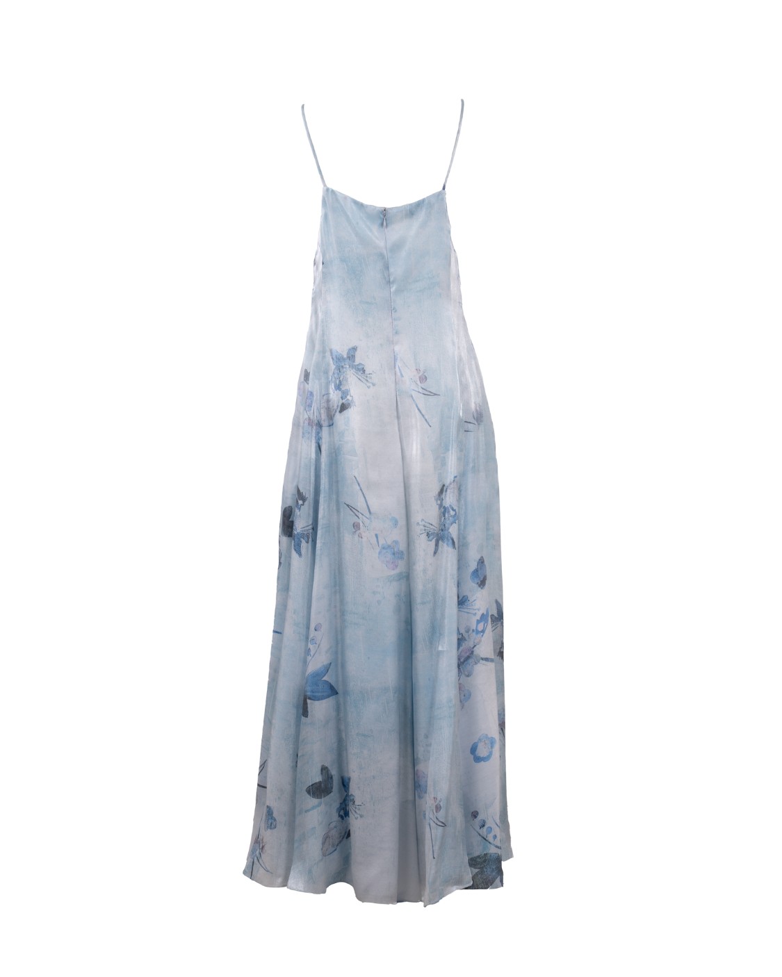 shop EMPORIO ARMANI  Abito: Emporio Armani abito lungo in tessuto tribolato stampa fiore Batik.
Tessuto trilobato.
Scollo tondo.
Spalline sottili.
Tasche laterali.
Zip invisibile sul retro.
Composizione: 64% Modal 36% Poliestere.
Fabbricato in Moldavia.. EW001535 TE13523-P1007 number 9614680